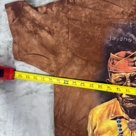 The mountain Native American men’s brown graphic tee size 3xl - Picture 7 of 7